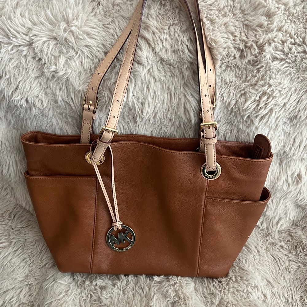 Michael Kors Tan Leather Tote